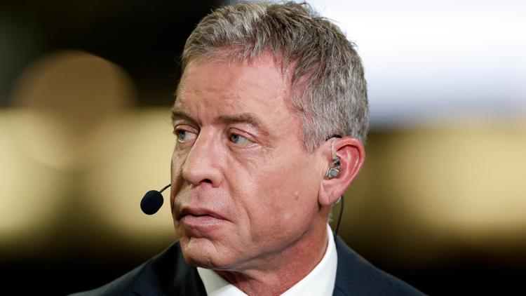 Troy Aikman chokes up during 'Monday Night Football' while discussing former colleague's death — KCEN (Central Texas)