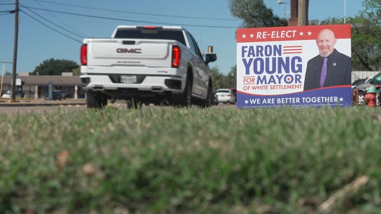 'Why would you do this?': White Settlement mayor reacts after councilman's wife cited for stealing campaign sign — WFAA (Dallas-Fort Worth), Dallas Government news